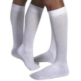 BSN Jobst ActiveWear Knee High Extra Firm Compression Socks Extra-Large, Cool White, Closed Toe, Unisex, Latex-free - 1 Pair