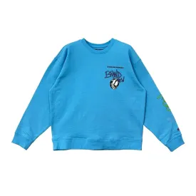 Chrome Hearts Matty Boy Brain New Crewneck Blue