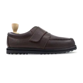 Gile - Dark Brown Pebble Grain Single Monkstrap