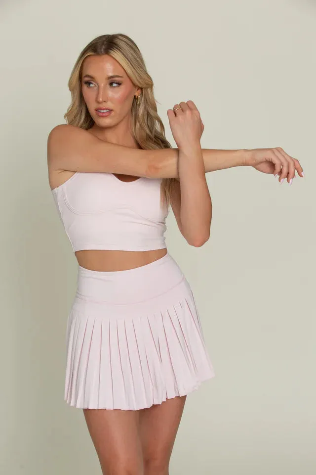 Gold Hinge 15" Pleated Tennis Skirt