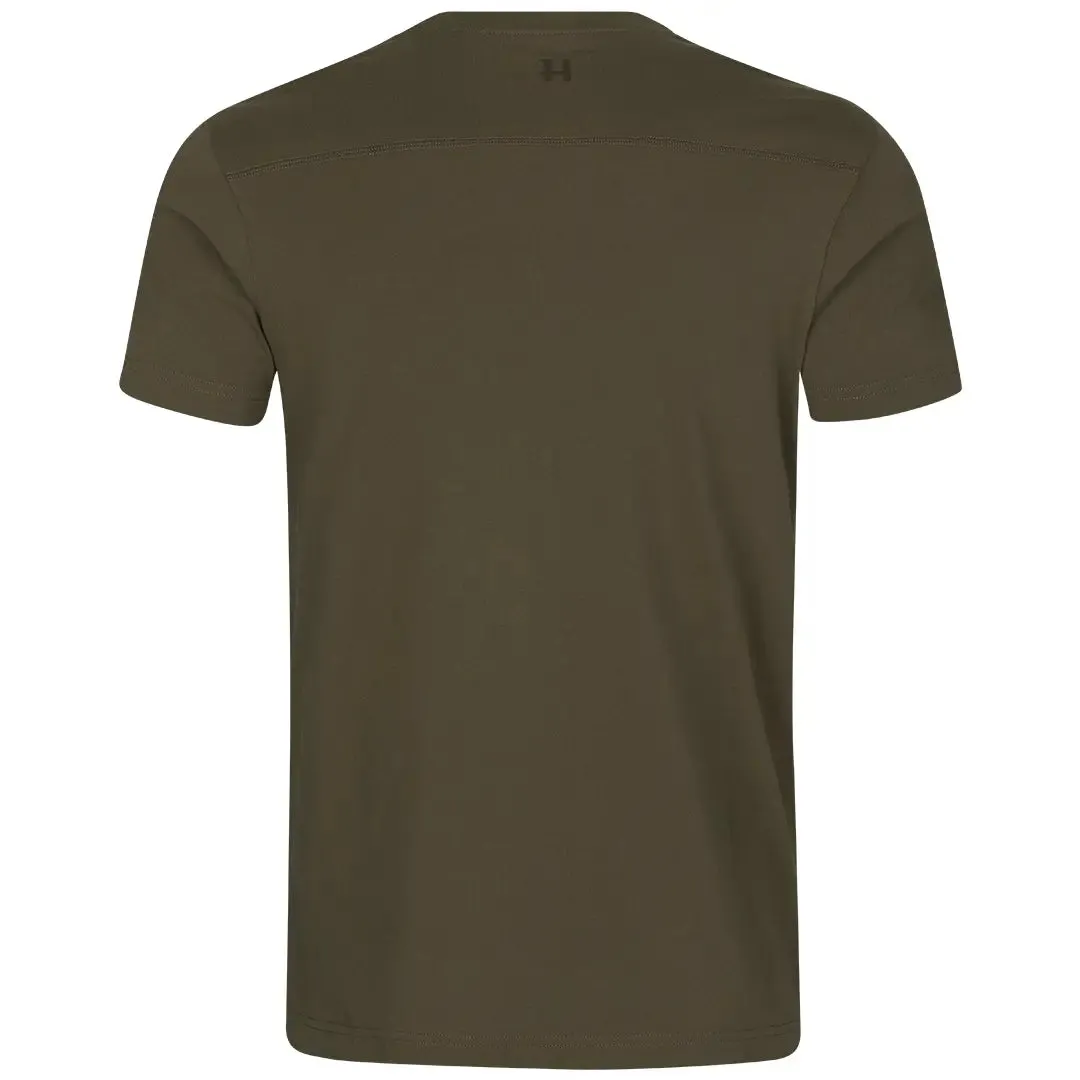 Harkila Logo S/S T-Shirt - Willow Green by Harkila