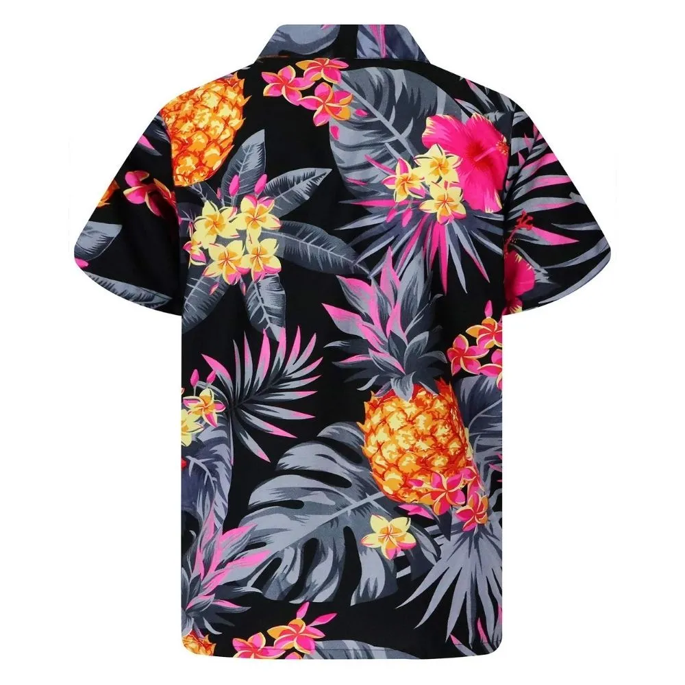 Hawaiian Shirt for Men Funky Casual Button Down Shortsleeve