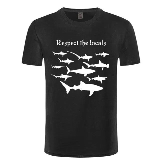 Men T-Shirt : Respect the Locals