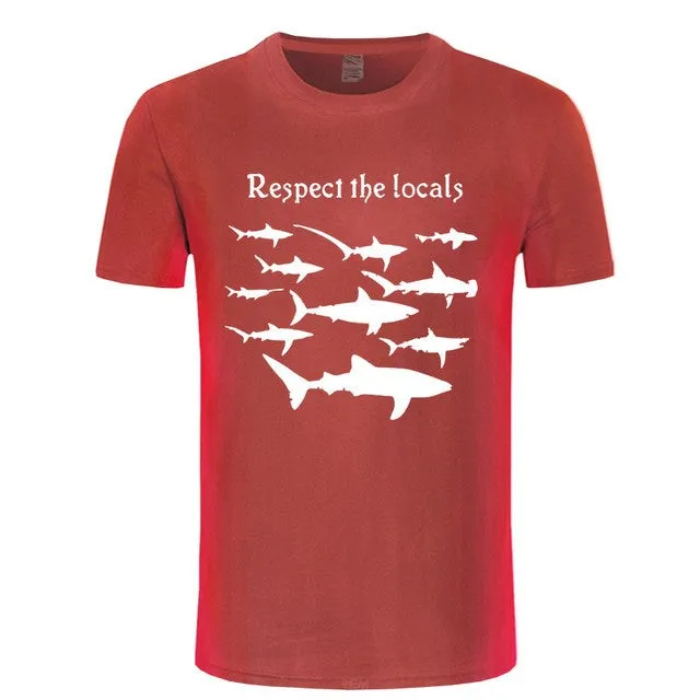 Men T-Shirt : Respect the Locals