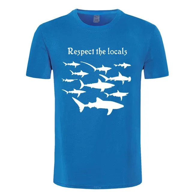 Men T-Shirt : Respect the Locals