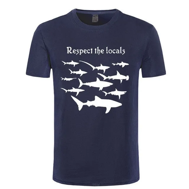 Men T-Shirt : Respect the Locals