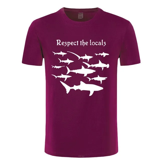 Men T-Shirt : Respect the Locals