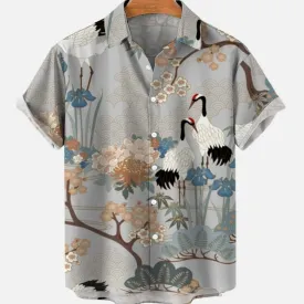 Men's Japanese Theme Hawaiian Shirt