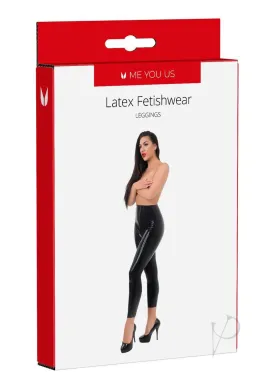 Myu Latex Leggings Lg Black