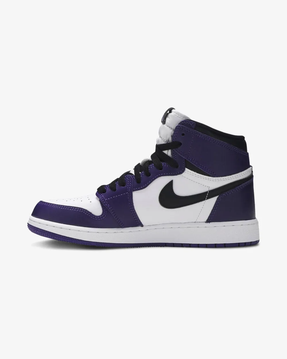 NIKE AIR JORDAN1 RETRO COURT PURPLE WHITE 2020 GS (NEW)