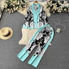 Peyton Abstract Print Coord Set