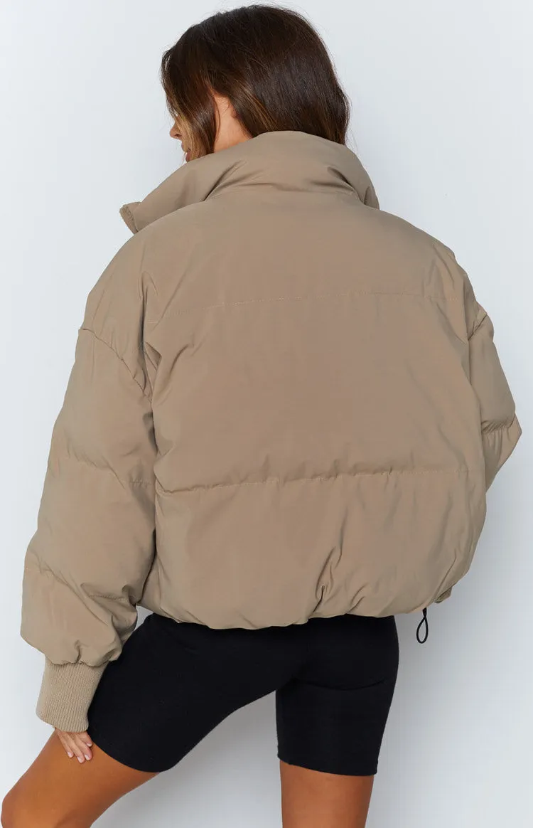 Remi Puffer Jacket Nude