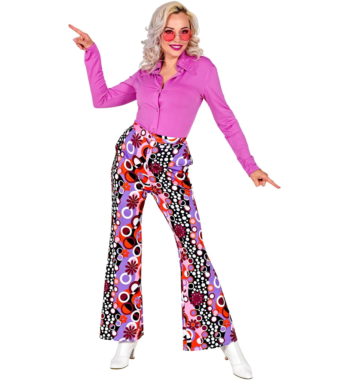 Retro 70's Disco Trousers Ladies