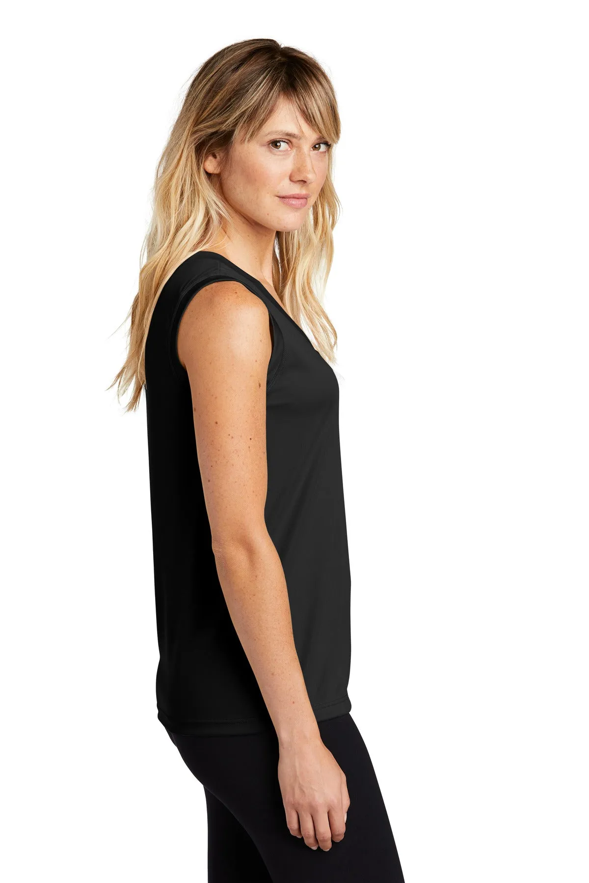 Sport-Tek® Ladies Sleeveless PosiCharge® Competitor™ V-Neck Tee. LST352