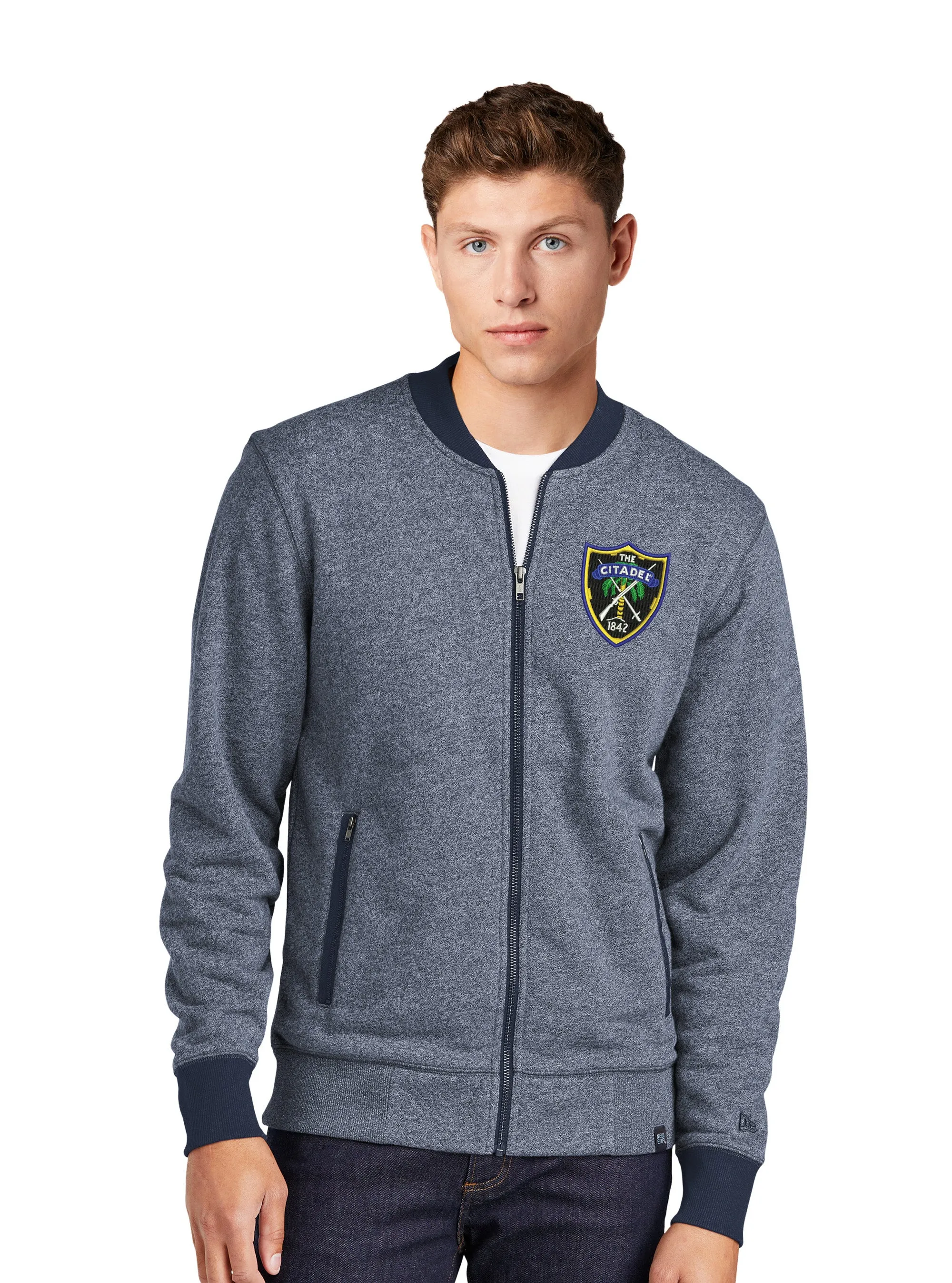 The Citadel Shield, New Era® French Terry Baseball Full-Zip