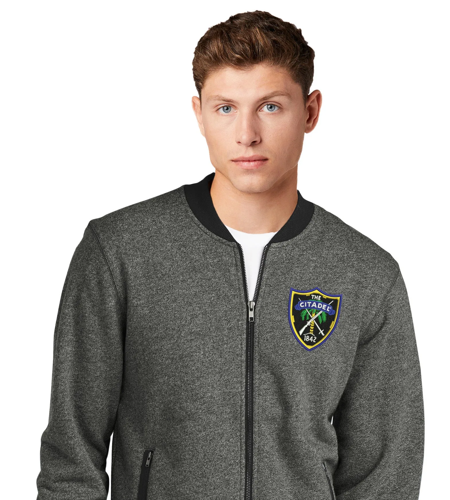 The Citadel Shield, New Era® French Terry Baseball Full-Zip