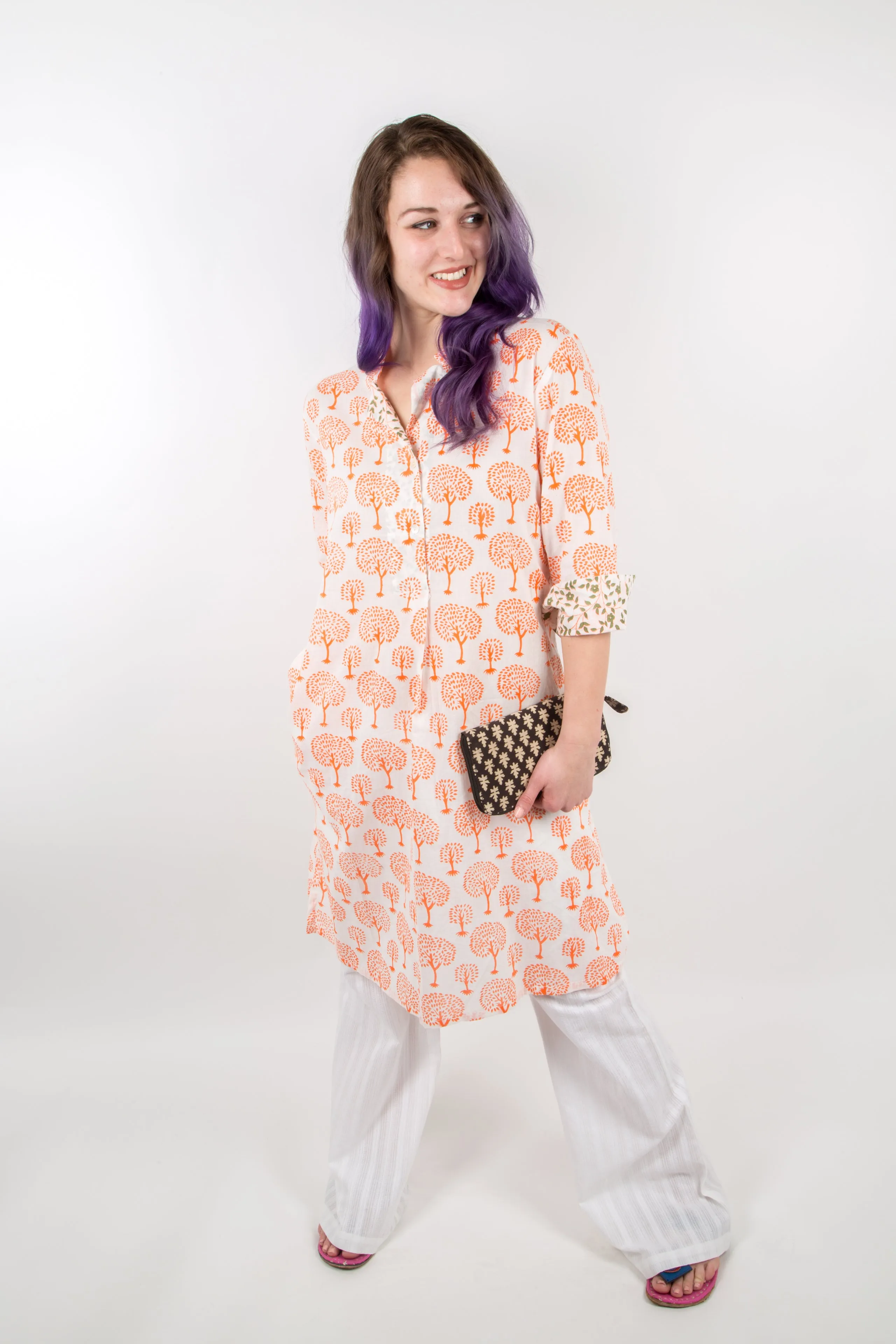 Tunic top/kurti- Tree of Life